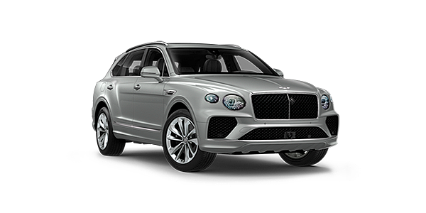 Automobile Nemeth AG Bentayga luxury SUV front three quarter in Moonbeam paint