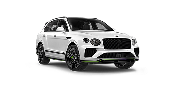 Automobile Nemeth AG Bentley Bentayga Speed SUV in Snow Quartz Pearlescent by Mulliner white paint