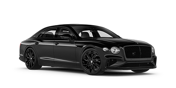 Automobile Nemeth AG Bentley New Flying Spur Black Edition front three quarter in Onyx paint