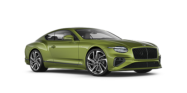 Automobile Nemeth AG New Bentley Continental GT Speed coupe in Tourmaline green paint with 22 inch sports wheel